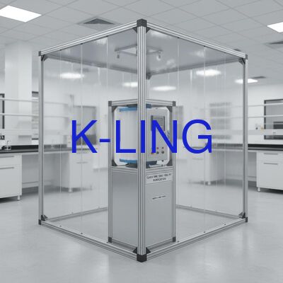 Sala pulita a parete morbida Sala pulita modulare con classe di purificazione 1000/ISO5/ISO6/ISO7 indipendente o montata a parete e filtro HEPA e prefiltro