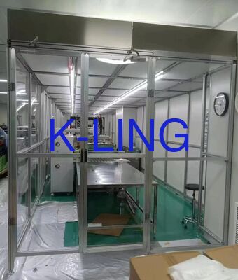 ISO 5 Sala pulita modulare progettata con pavimento in vinile in PVC e livello di rumore inferiore a 65 dB che garantisce rigorosi standard di controllo della contaminazione