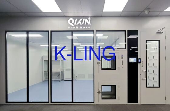 Epoxy Floor Laminar Flow Booth Assicurando ambiente di stanza pulita privo di polvere Perfetto per i processi di prova e controllo di assemblaggio