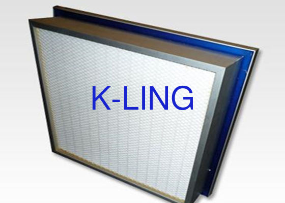 Filtro dell'aria HEPA a tenuta di liquido inverso con efficienza H13/H14 per camere bianche farmaceutiche conformi a GMP-E