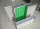 Filtro da media pieghettato verde del poliestere di efficienza di filtri dell'aria G1 G3 del pannello