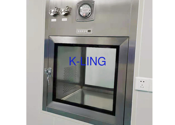Scatola di passaggio elettronica del locale senza polvere dell'interruttore di sicurezza con sterile dinamico di flusso laminare