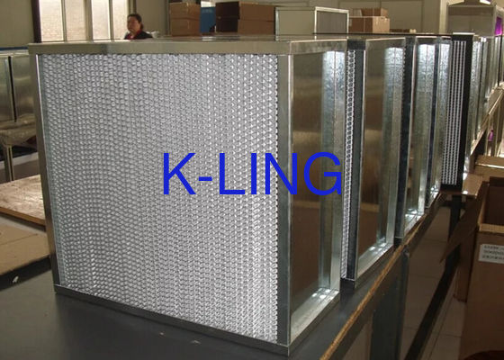 La scatola di capacità elevata di efficienza H14 disegna il filtro dell'aria di Hepa con l'assicella
