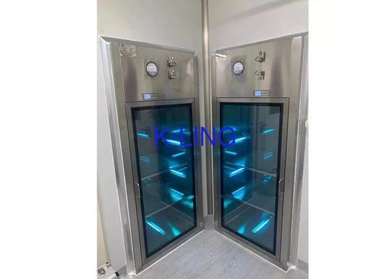 Scatola di passaggio dinamica pulita di alta precisione stabile di sicurezza con la lampada UV 0.3m/s