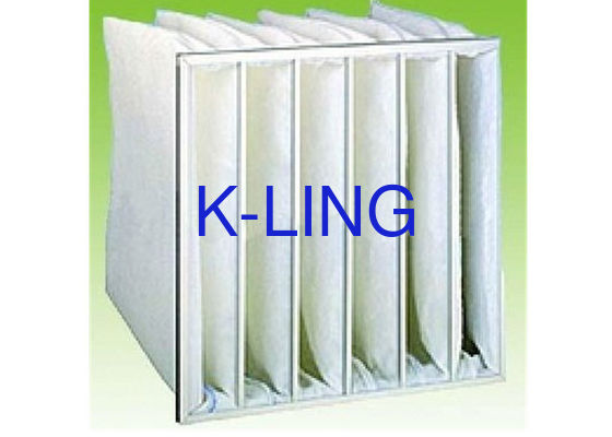 Filtro d'aria di tasca con telaio in lega di alluminio per ambiente umido