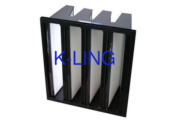 Classe di filtrazione V Filtro bancario con fibre di vetro e perline di fusione Holt