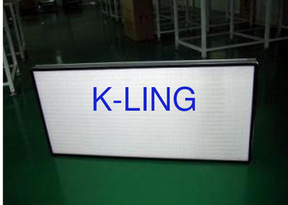 Figura di lega di alluminio industriale ULPA / HEPA filtro dell'aria Dimensione personalizzata