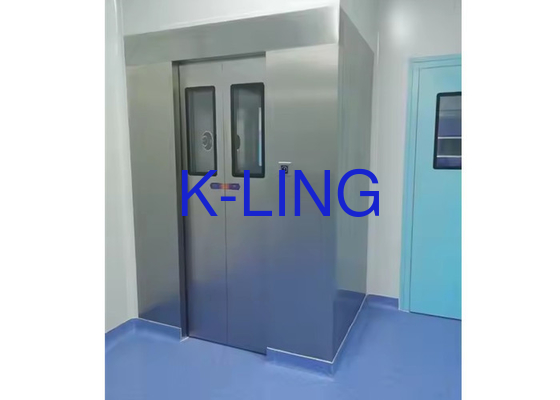 220V/50Hz Fornitura di alimentazione Tipo personalizzato Doccia d'aria a flusso d'aria con porta scorrevole automatica