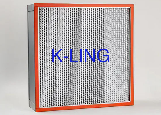 Filtro HEPA 99,995% 0.3um Filtro aria HEPA con sigillo adesivo AB e resistenza alle alte temperature