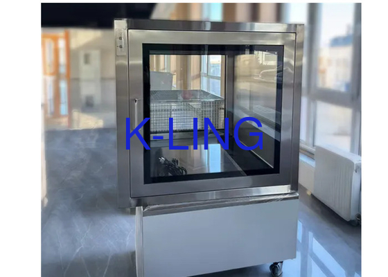 Scatola di passaggio in acciaio inossidabile resistente con elevata capacità di carico Dimensioni personalizzate per impianti farmaceutici