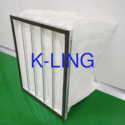 Filtro per sacchetti di eccellente prestazione per la stanza pulita di grado F5 F6 F7 F8