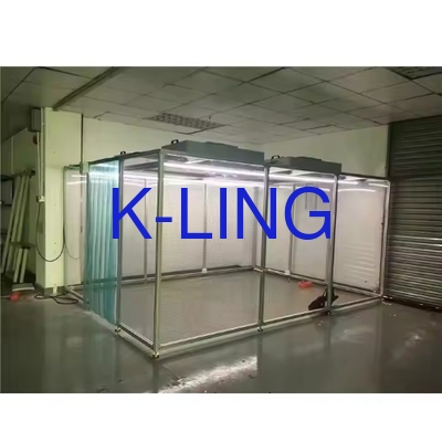 White Clean Booth Class 10-10000 Pulizia per prestazioni superiori della stanza pulita