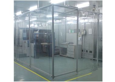 Stanza pulita di Softwall del portatile di iso 5 della classe 100 per produzione dei cosmetici e della droga