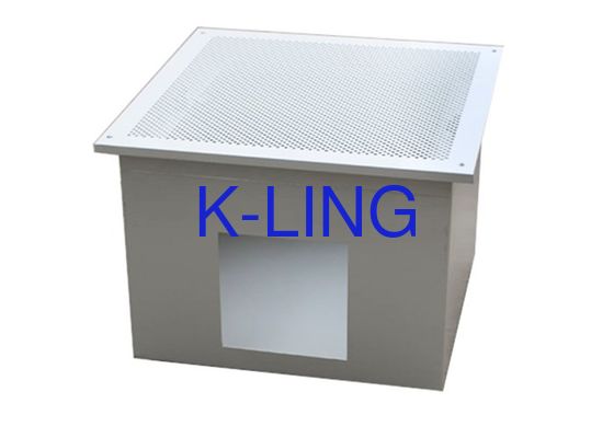 Contenitore rivestito di filtrante dell'acciaio HEPA della polvere del rifornimento dell'aria fresca per la fabbrica elettronica