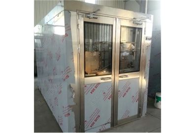 Cascata di particelle del locale senza polvere della porta a battenti del doppio di elettricità per carico e la gente