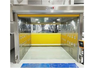 Tunnel della cascata di particelle del carico con il Governo veloce di SUS della porta 304 del rullo dell'otturatore del PVC