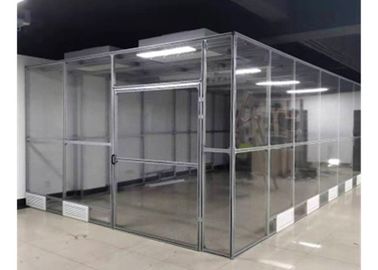 Stanza pulita durevole di Softwall con la parete del plexiglass, struttura di alluminio di profilo