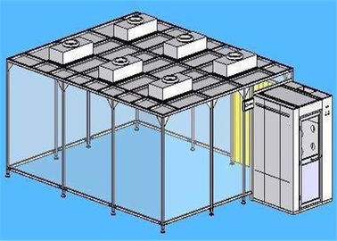 Stanza pulita senza polvere di Softwall della classe 100000 con FFU