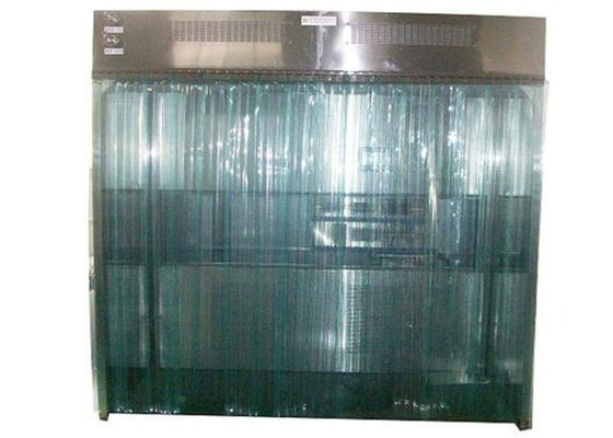 Strati degli ss 304 che dispensano cabina con il filtro dalla porta HEPA della tenda del PVC