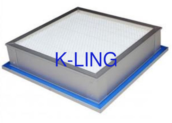 Filtro dell'aria HEPA a tenuta di liquido inverso con efficienza H13/H14 per camere bianche farmaceutiche conformi a GMP-E