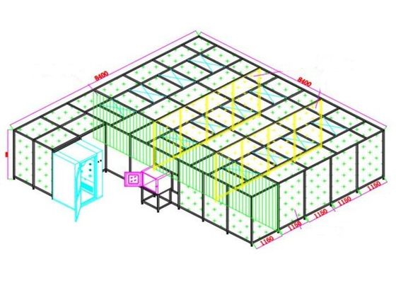 Locali senza polvere modulari del softwall di CA 220V per purificazione parziale