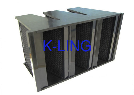 V il filtro dell'aria granulare del carbonio attivato delle cellule rimuove l'odore di odore con la struttura dell'ABS