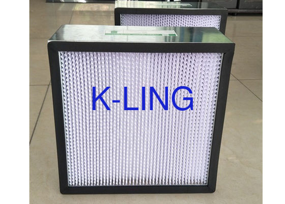 Filtro dell'aria profondo della piega HEPA del separatore del cartone per efficienza H13 o H14 dell'ospedale